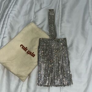 Cult Gaia - full rhinestone purse
